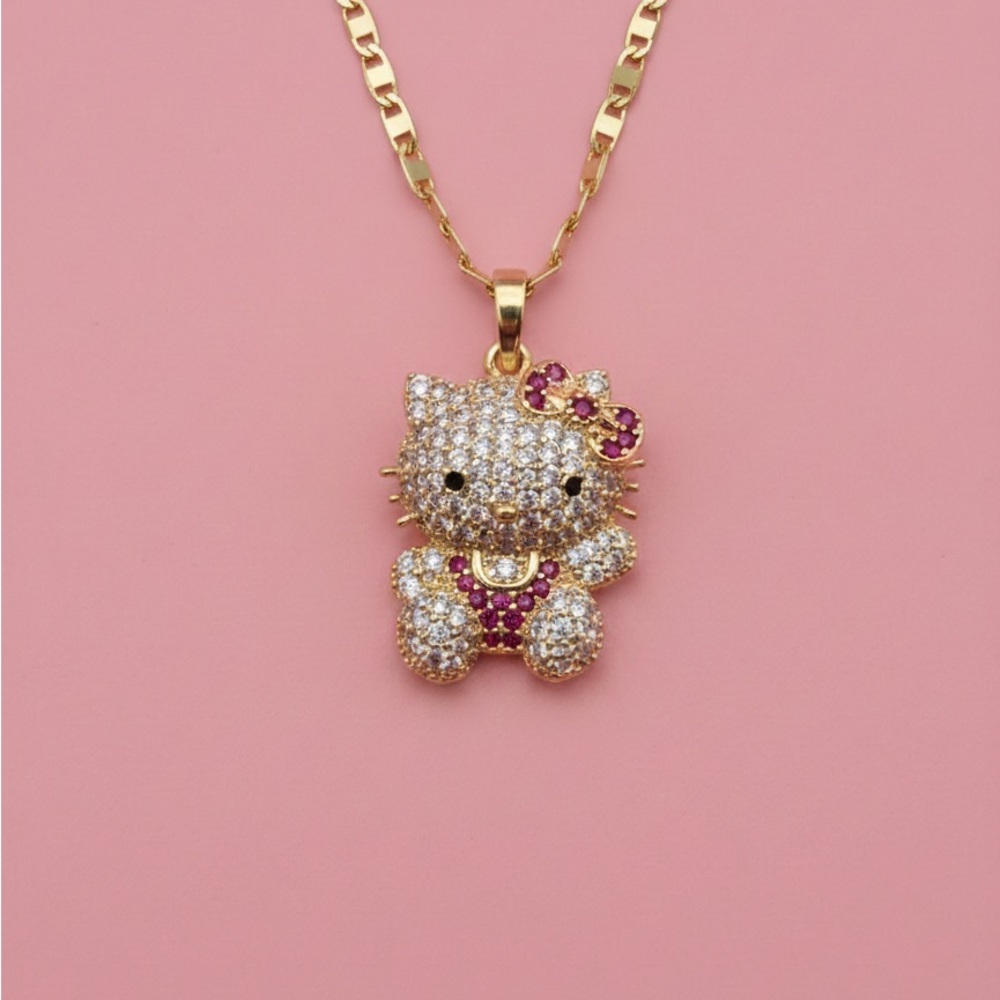 Gold Hello Kitty Necklace